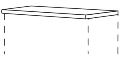 Meine Küche Abdeckboden für Highboards ADB16123-59-E Meine Küche Abdeckboden für Highboards ADB16123-59-E